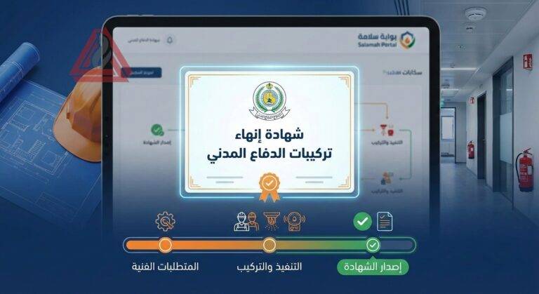 ماهي شهادة انهاء تركيبات الدفاع المدني