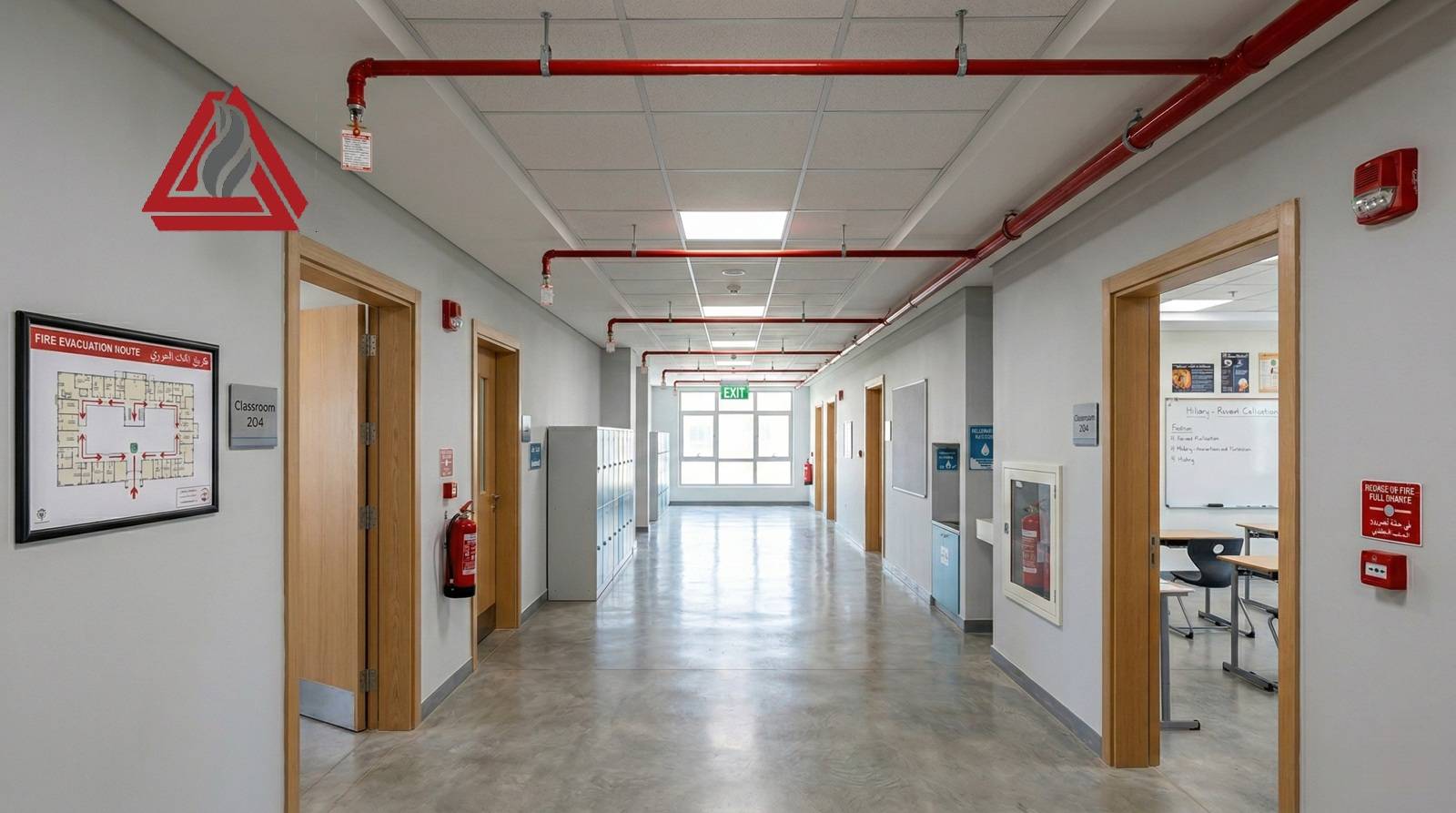 اشتراطات الدفاع المدني للمدارس والمباني التعليمية